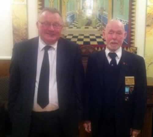 RWM Ron Dickson with Bro. Jockie Rodgers